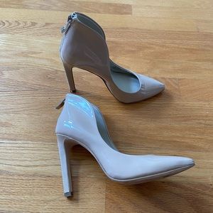 BCBGeneration nude patent heels